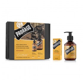 Set pentru ingrijirea barbii cu ulei si sampon de barba Proraso Wood and Spice Duo Pack